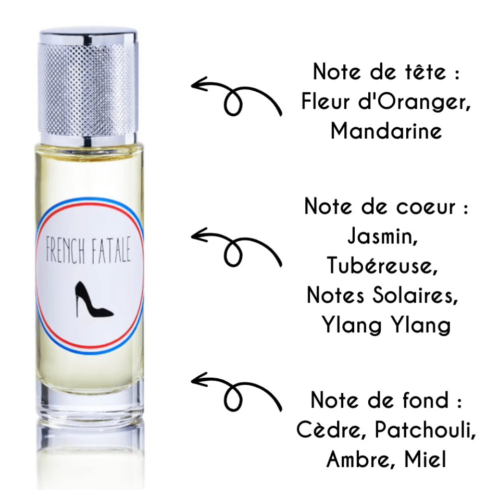 FRENCH FATALE - Eau de parfum à la fleur d'oranger, jasmin et miel - Autours Madame